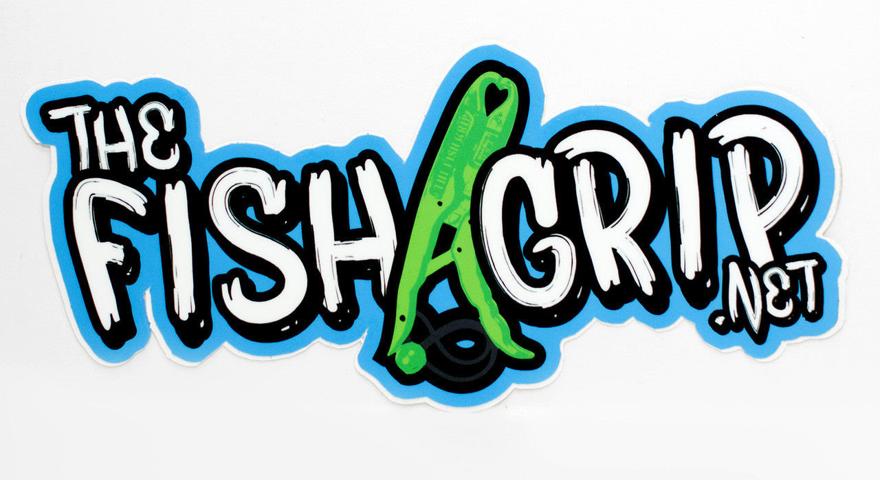 Fish Grip Sticker Green