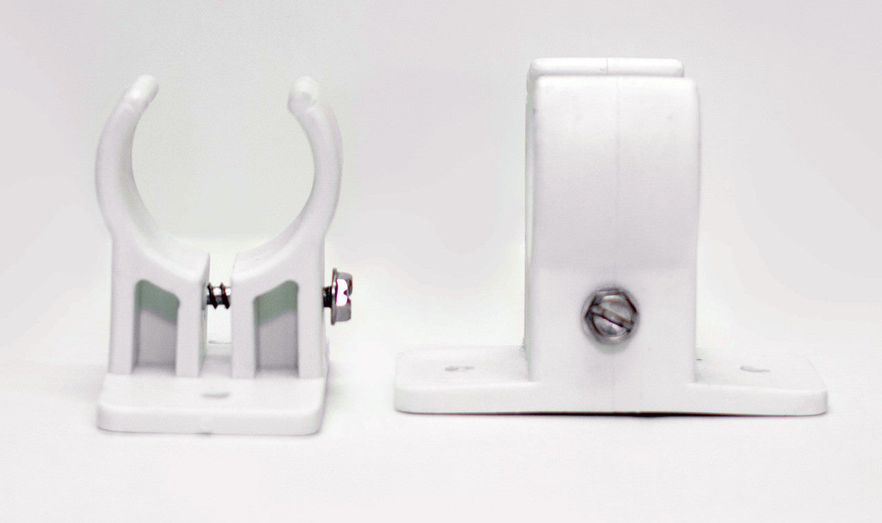 White Tension Adjustable Brackets